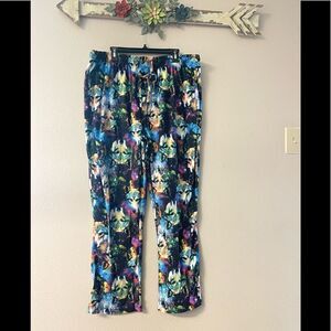 Men’s fleece Galaxy & Wolves pajama pants